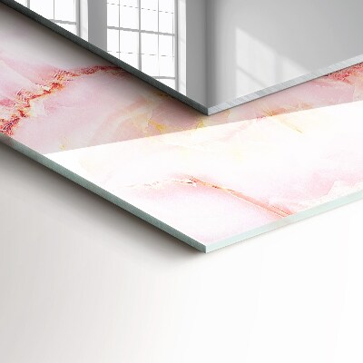 Decorative mirror Pink marble pattern