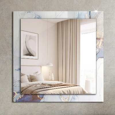 Wall mirror design Abstract marble art