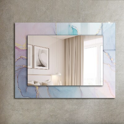 Wall mirror decor Abstract watercolor
