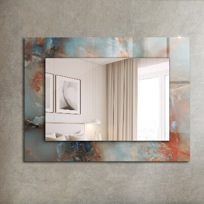 Wall mirror decor Abstract colorful texture