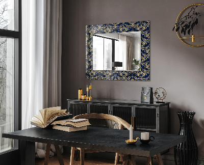 Decorative mirror Victorian pattern wallpaper