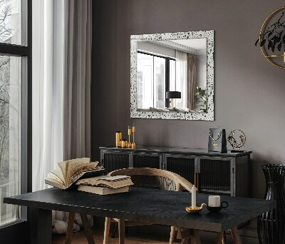 Mirror frame with print Minimalist Nature