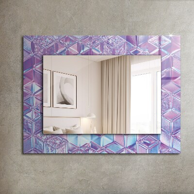 Printed mirror Transparent colorful cubes