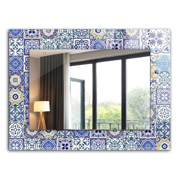 Decorative mirror Colorful mosaic tiles