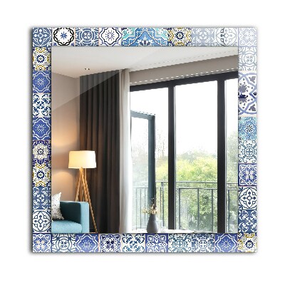 Decorative mirror Colorful mosaic tiles