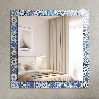 Decorative mirror Colorful mosaic tiles