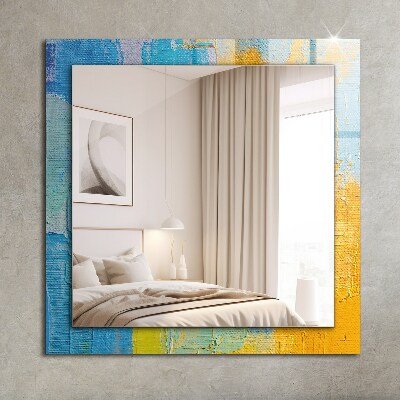 Decorative mirror Abstract oil painting