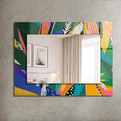 Decorative mirror Colorful abstract pattern