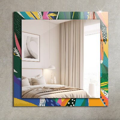 Decorative mirror Colorful abstract pattern