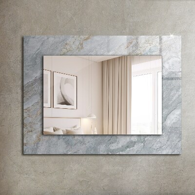 Wall mirror decor Marble gray veins