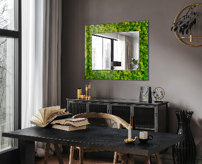 Wall mirror design Green Moss