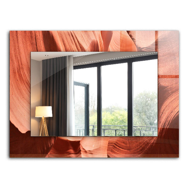 Decorative mirror Desert canyon rock