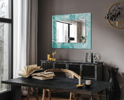 Printed mirror Abstract marble pattern