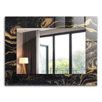 Decorative mirror Abstract marble pattern
