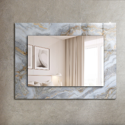 Decorative mirror Marble pattern texture