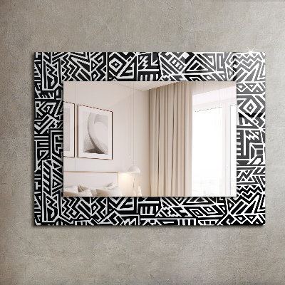 Decorative mirror Geometric pattern
