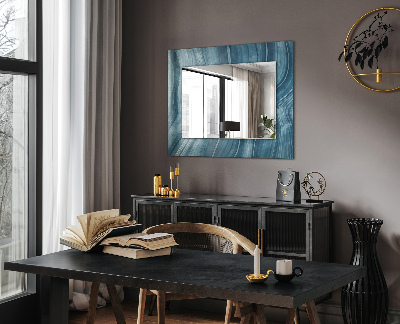 Decorative mirror Abstract blue lines