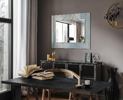 Wall mirror decor Blue onyx marble