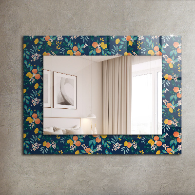 Decorative mirror Flowers and fruits