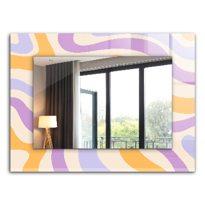 Decorative mirror Abstract colorful patterns