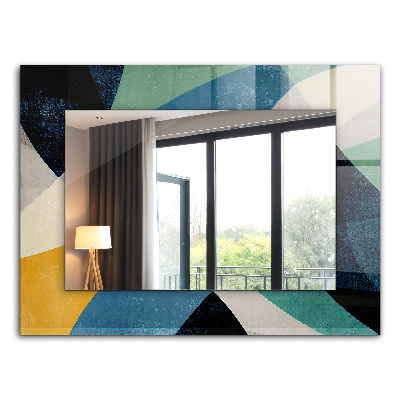 Wall mirror design Abstract colorful patterns