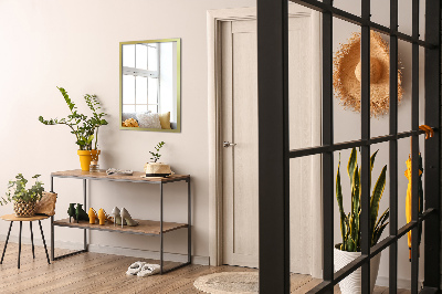 Gold frame mirror modern