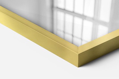 Gold frame mirror modern