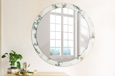 Round decorative wall mirror Chinoserie