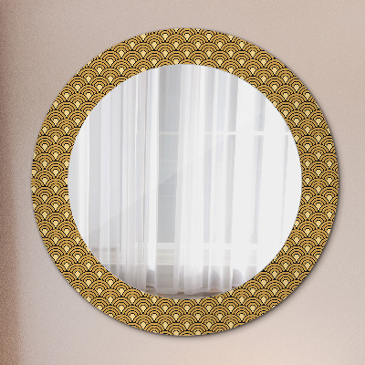 Round decorative wall mirror Deco vintage