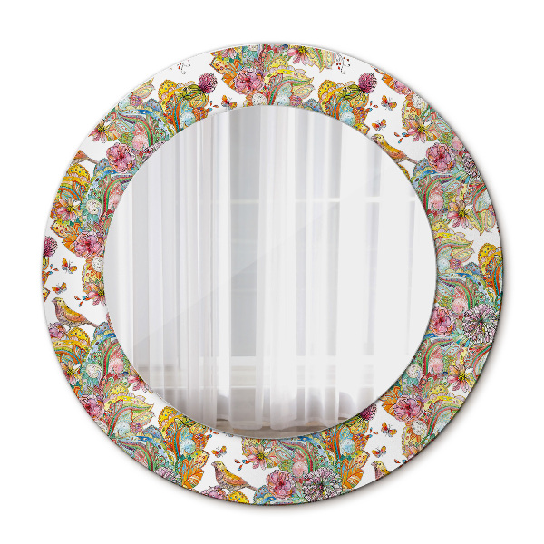 Round decorative wall mirror Dream of fairyland