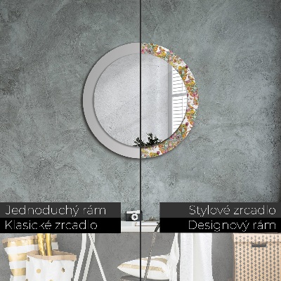 Round decorative wall mirror Dream of fairyland