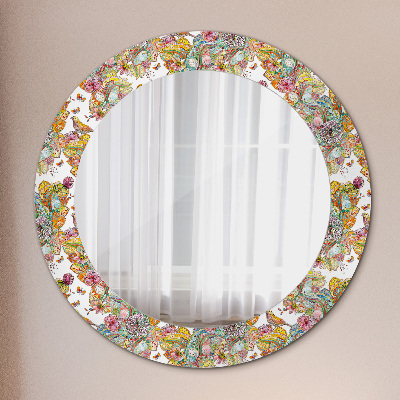 Round decorative wall mirror Dream of fairyland