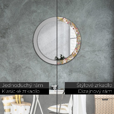 Round decorative wall mirror Dream of fairyland