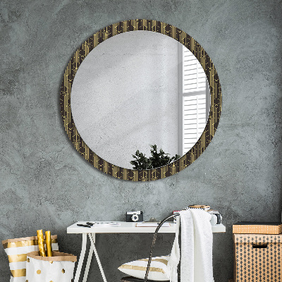 Round decorative wall mirror Abstract