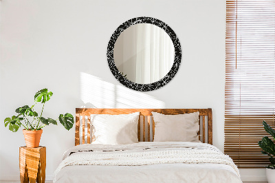 Round decorative wall mirror Geometric pattern