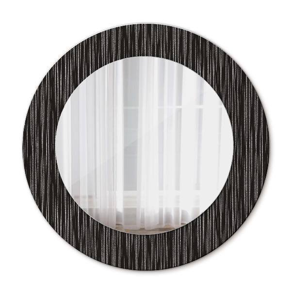 Round decorative wall mirror Abstract metallic