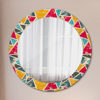 Round mirror decor Retro composition