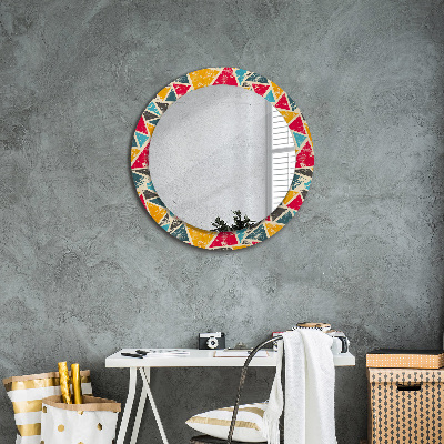 Round mirror decor Retro composition