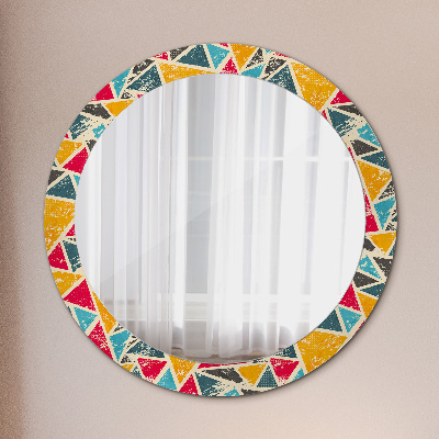 Round mirror decor Retro composition