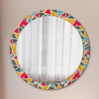 Round mirror decor Retro composition