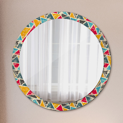 Round mirror decor Retro composition