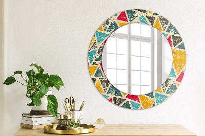 Round mirror decor Retro composition