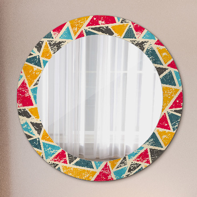 Round mirror decor Retro composition