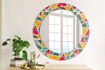 Round mirror decor Retro composition