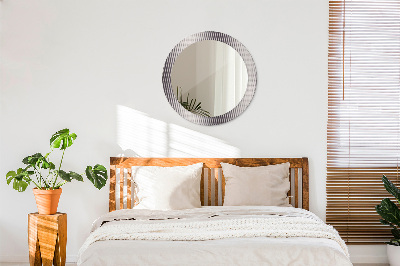 Round mirror decor Geometric dots pattern