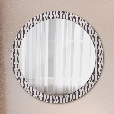 Round mirror decor Geometric dots pattern