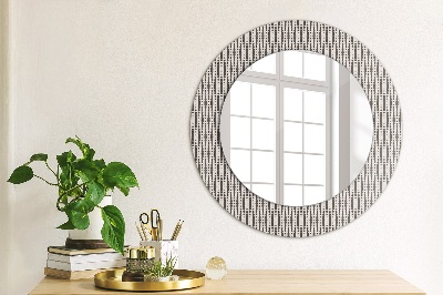 Round mirror decor Geometric dots pattern