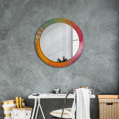 Round decorative wall mirror Hypnotic spiral