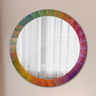 Round decorative wall mirror Hypnotic spiral