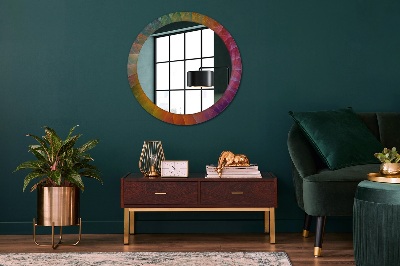 Round decorative wall mirror Hypnotic spiral